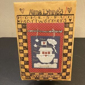 Alma Lynne‎ Noah Found Grace Noah's Ark Cross Stitch Homespun Heartwarmers Kit